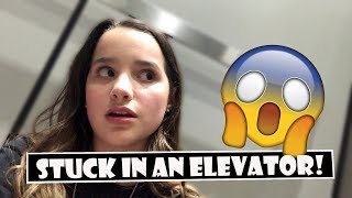 Stuck In An Elevator 😱 WK 3805  Bratayley [upl. by Mela]