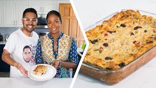 How To Make Trini Bread Pudding  Foodie Nation [upl. by Carissa]