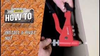 How to  Install A Rivet Nut  Nut Sert  ToolPRO Rivet Nut Tool [upl. by Louisette]