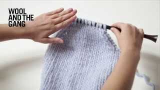 How to Knit Decrease Right Leaning [upl. by Spring393]