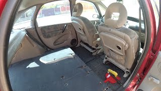 Xsara Picasso  All 3 Rear Seats Removed [upl. by Lehcor184]