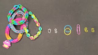 How to Close Finish the Rubber Band FRIENDSHIP BRACELET  With or without SC clip  7 EASY IDEAS [upl. by Ialohcin]