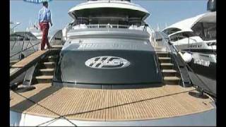 Maxi boat  PERSHING 115Hyper yacht [upl. by Esinehc]