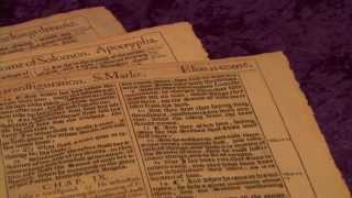 1611 KJV Pulpit Bible Leaves Old Video See Updated Video [upl. by Ennej960]