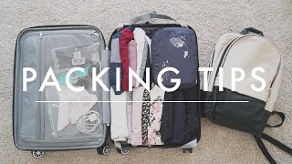 Travel Packing Tips  How to Pack a CarryOn  Packing Checklist Download [upl. by Biggs]