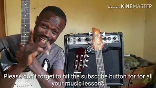 Learn Opambours song Ama Ghana guitar [upl. by Atinor]