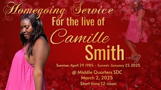 Camille Smith Homegoing Service [upl. by Emma]