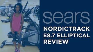 NordicTrack E87 Elliptical Review [upl. by Eelnodnarb]