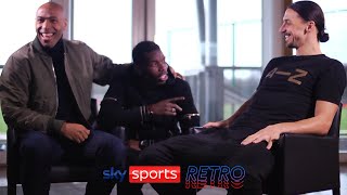 Paul Pogba gatecrashes Zlatan Ibrahimovics interview with Thierry Henry [upl. by Madda718]