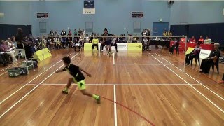 2016 Australasian Under 17 Badminton Championships  Boys Singles Final [upl. by Dupuy]