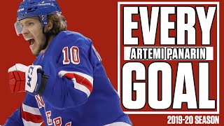 Every Artemi Panarin Goal From The 201920 SeasonSo Far [upl. by Tisbe]