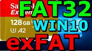 How To Format A Sandisk Extreme 128GB Micro SD Memory Card In Windows FAT32 Included Explained [upl. by Gunar]