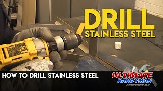 How to drill stainless steel [upl. by Janus166]