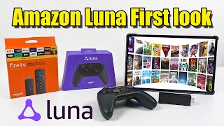 Amazon Luna Cloud Gaming First Look And Test  This Could Be Amazing [upl. by Arakaj234]