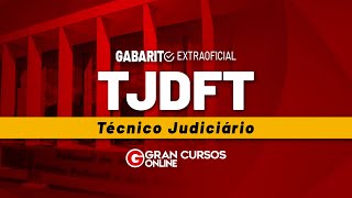 Concurso TJDFT  Gabarito Extraoficial  Técnico [upl. by Nnasus]