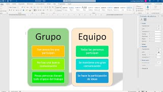 Como hacer un cuadro comparativo en WORD [upl. by Adneral]