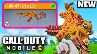 NEW LEGENDARY AK47  IRON LION 😍 COD MOBILE [upl. by Filberto897]