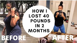 HOW TO LOSE WEIGHT FAST 40 Pounds In 2 MONTHS NO EXERCISE [upl. by Nylzor672]