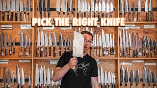 The Ultimate Guide to Picking The Perfect Kitchen Knife [upl. by Tiemroth429]