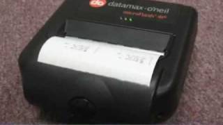 Datamax ONeil microFlash Portable Label Printers [upl. by Zobkiw572]