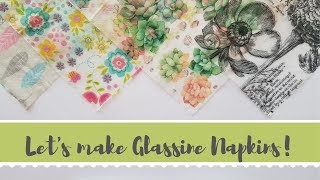 Making Glassine Napkins [upl. by Ahseiyn]