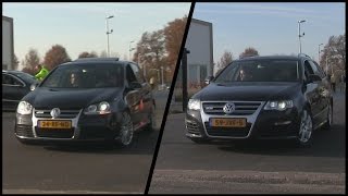 Volkswagen Golf R32 and Passat R36  LOUD acceleration and INSANE flyby [upl. by Sheryle]