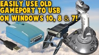 Use Old Gameport Joystick on Windows 11 10 8 amp 7  Gameport to USB Nest  Retro Joystick Controllers [upl. by Nitin]