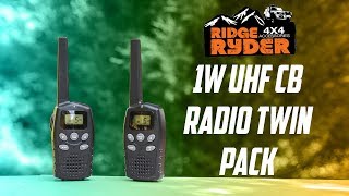 Ridge Ryder Handheld UHF Radio  Supercheap Auto [upl. by Acinnad179]