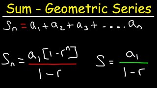 How To Derive The Sum Formula of a Geometric Series [upl. by Declan]