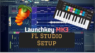 Novation Launchkey Mini MK3 FL Studio Setup Tutorial 2020 [upl. by Goodrow]