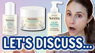 Aveeno Calm  Restore for DRY OILY amp SENSITIVE SKIN Dr Dray [upl. by Ahsaeyt]