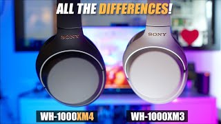 Sony WH1000XM4 vs WH1000XM3  ALL THE DIFFERENCES [upl. by Poulter]