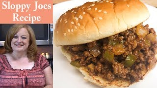 SLOPPY JOES RECIPE  SIMPLE EASY amp DELICIOUS [upl. by Carmena]