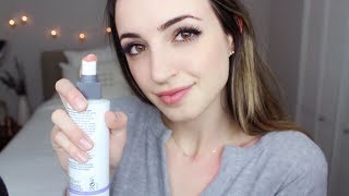 ASMR Whispered amp Relaxing Skincare On You [upl. by Akinet]