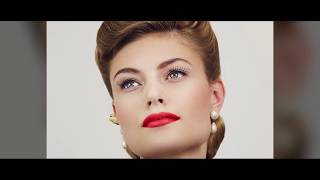 1940s hair and makeup tutorial [upl. by Anaes]