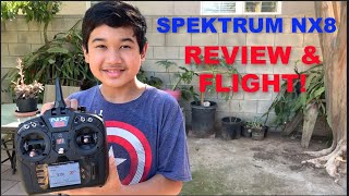 Spektrum NX8 Transmitter  Review and Flight [upl. by Eilyak]