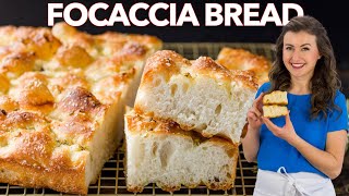 HOW TO MAKE SOFT and CRISPY FOCACCIA BREAD [upl. by Zielsdorf]