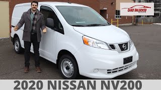 2020 Nissan NV200 Compact Cargo Van  In Depth Walk Around and Review [upl. by Ereveniug]