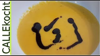 Cremige und duftende Kürbissuppe  Rezept für Kürbiscremesuppe [upl. by Anson]