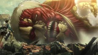 Beast Titan And Armored Titan Begins To Destroy The Gate Shingeki no Kyojin 3 Part 2 [upl. by Theadora]