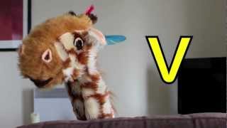 Geraldine the Giraffe learns v [upl. by Lesna]