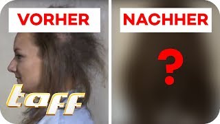 Kreisrunder Haarausfall – Kann man das noch retten SOS Einsatz der BeautyRetter  taff [upl. by Nauqet691]