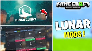 Best Lunar Addons For Minecraft PE [upl. by Fugate]