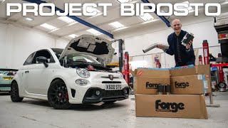 TRANSFORMING My Abarth 595 Competizione ProjectBiposto [upl. by Amo]