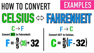 CONVERTING CELSIUS TO FAHRENHEIT amp VICE VERSA [upl. by Earla912]