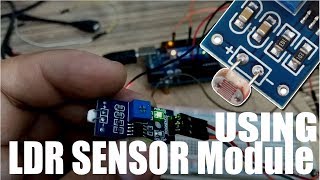 Using LDR sensor Module with Arduino [upl. by Adaner2]