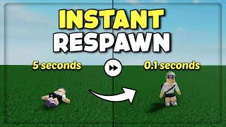 How To Instant Respawn  Roblox Studio [upl. by Amble]