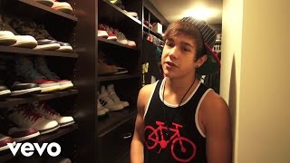 Austin Mahone  Austin Shows Off His Sneaker Collection VEVO LIFT [upl. by Eerdna]