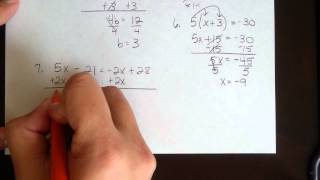 Solving Equations amp Inequalities Review of Algebra 1 [upl. by Kanor]