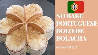 Bolo de Bolacha NO BAKE PORTUGUESE DESSERT [upl. by Euqinahs43]